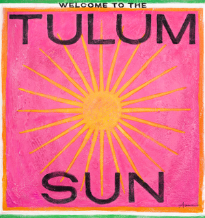 The Tulum Sun Limited Edition Framed Print