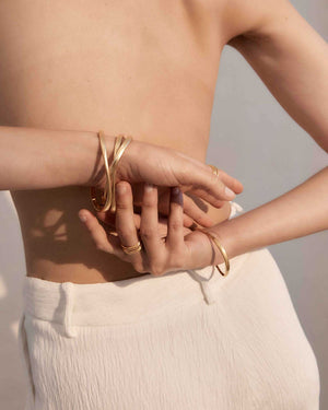Echo Bangle - Gold
