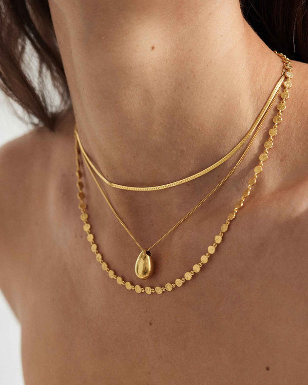 Reflection Chain Necklace - Gold