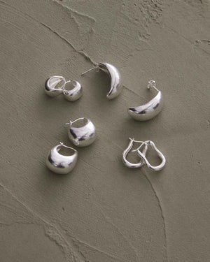 Tresor Hoops Small - Silver