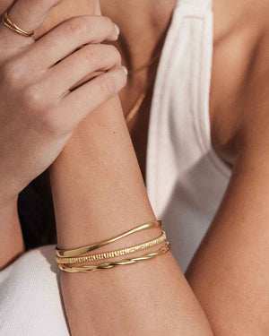 Echo Bangle - Gold
