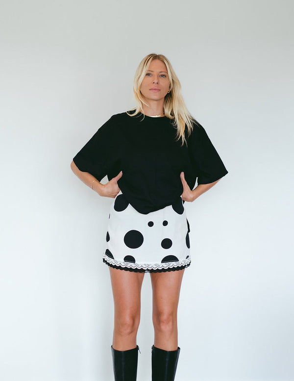 Maisy Mini Skirt ~ Polka