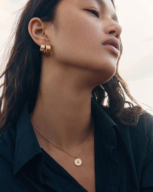 Glisten Hoops - Gold