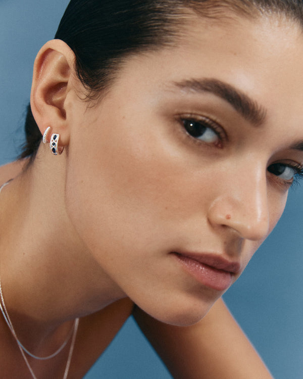 Synergy Hoops Sterling Silver