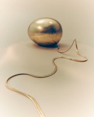 Elemental Herringbone Chain - Gold