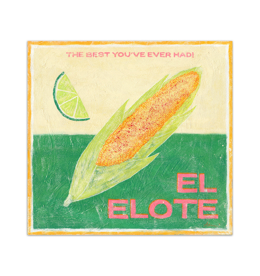 El Elote Time! Limited Edition Framed Print