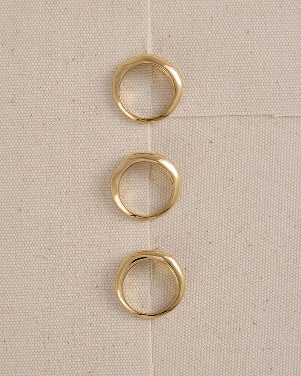 Within Motion Ring -  18k gold plated