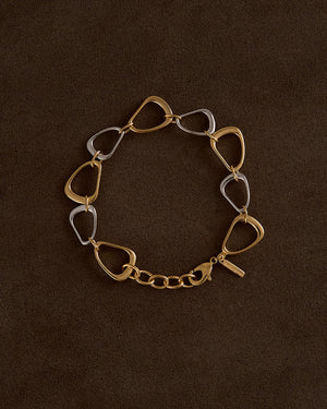 Flux Bracelet - Mixed Metal