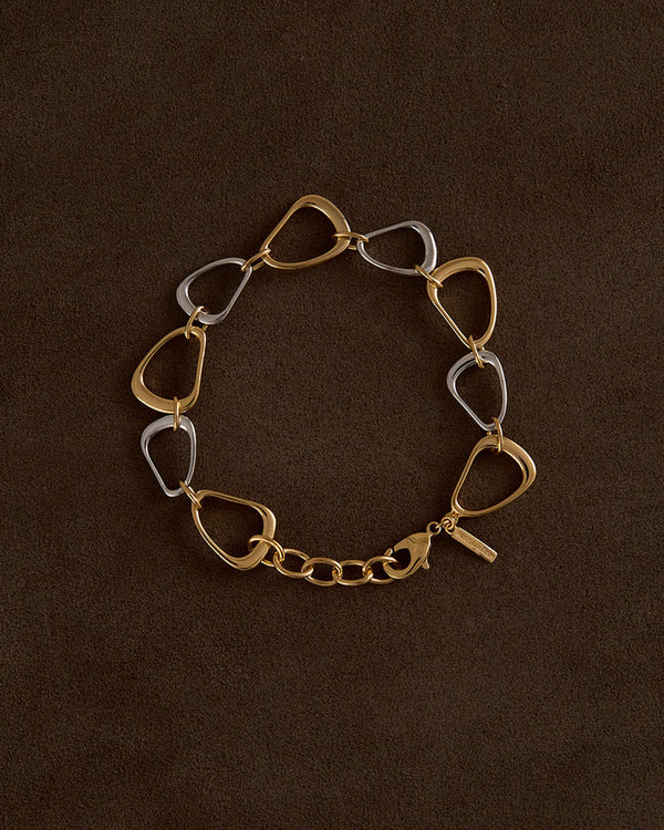 Flux Bracelet - Mixed Metal