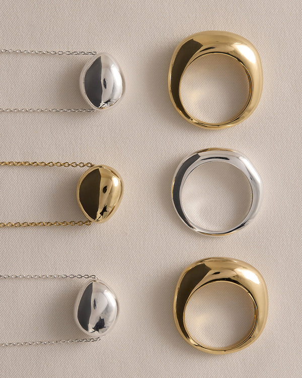 WITHIN MOTION DOME RING - SILVER