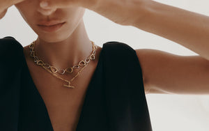 Flux Necklace - Mixed Metal