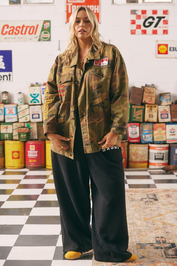 The Flying Mermaid Jacket - Camo