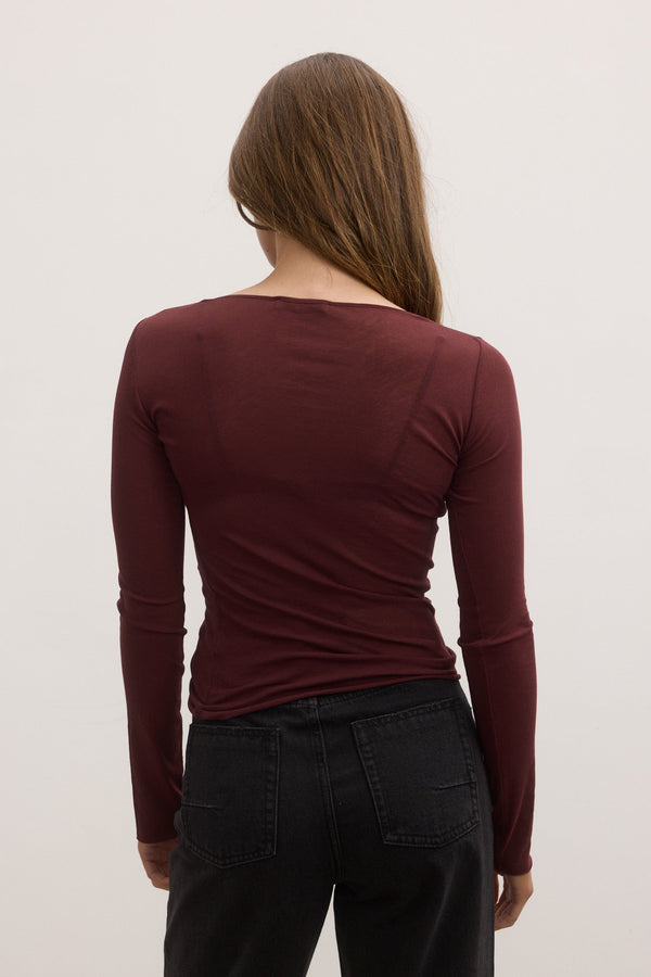 ZOE TOP - PLUM