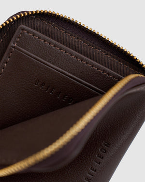 Adie Zip Around Wallet - Choc