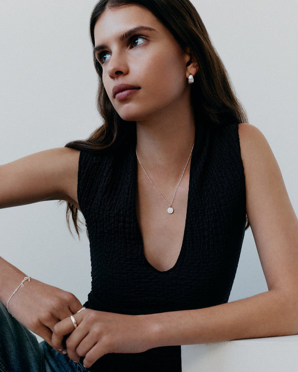 Mondo Hoops Sterling Silver