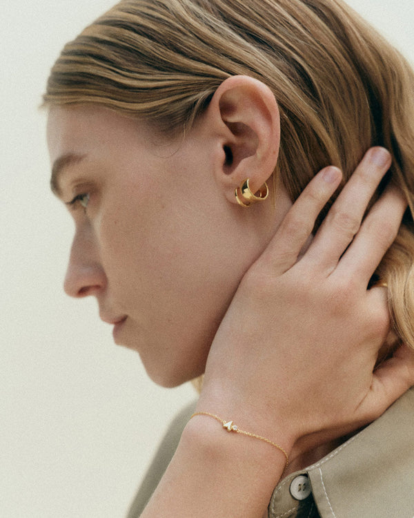 Vera Hoops - 18k Gold Plated