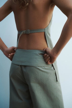 August Halter Top - Moss