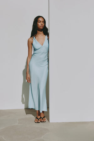 Kira Tencel Dress - Bermuda