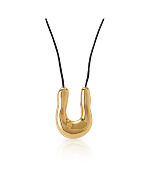 Fluid Necklace Gold