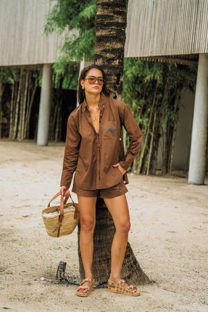 AJJA Pocket Shirt Mocha