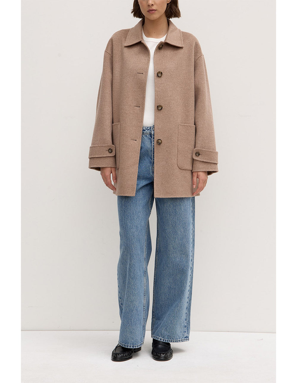 Pierra Wool Coat - Sable Marle