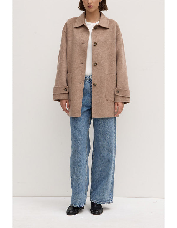 Pierra Wool Coat - Sable Marle