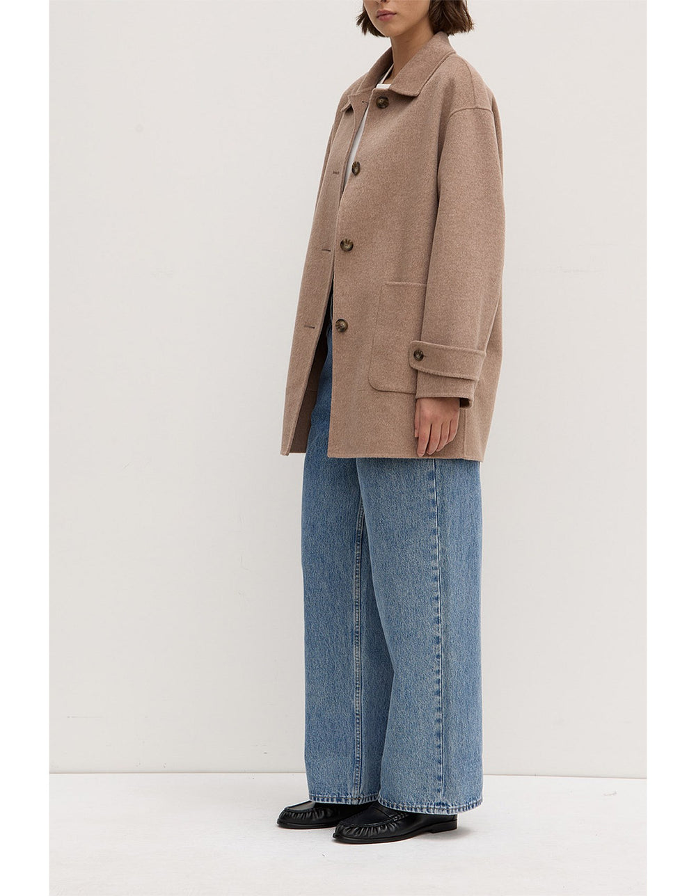 Pierra Wool Coat - Sable Marle