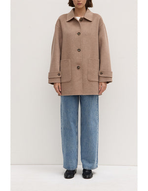 Pierra Wool Coat - Sable Marle