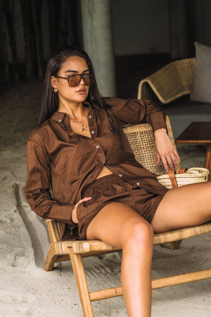 AJJA Pocket Shirt Mocha