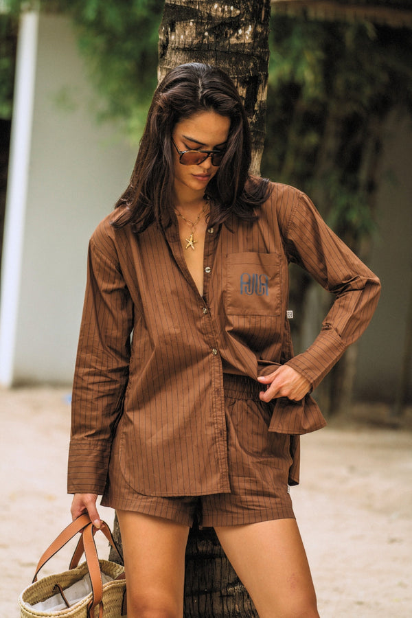 AJJA Pocket Shirt Mocha