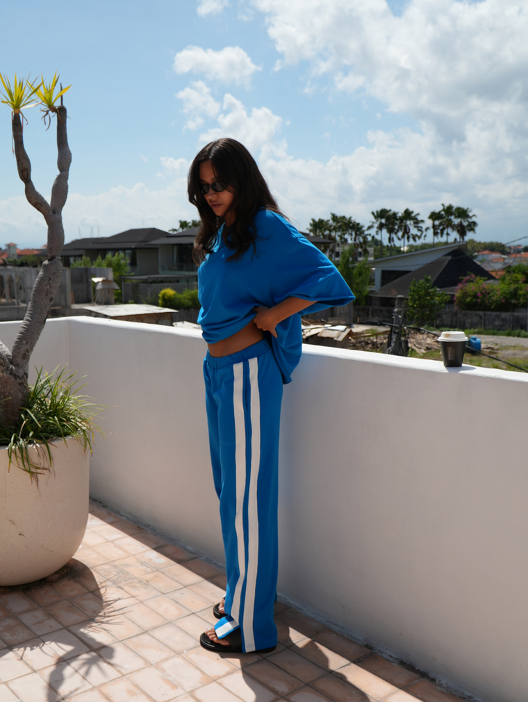 The Marley Pant - Azure Blue