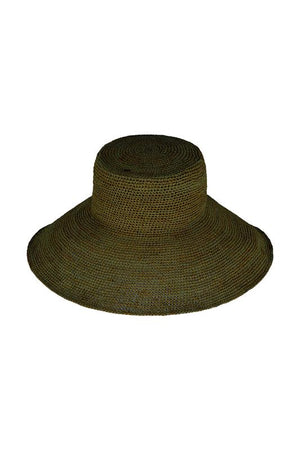 Wide Brim Hat - Olive