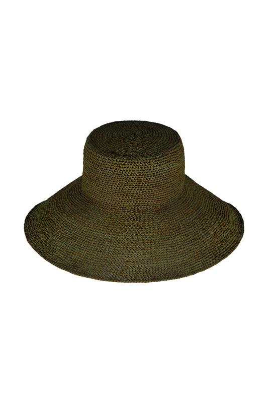 Wide Brim Hat - Olive