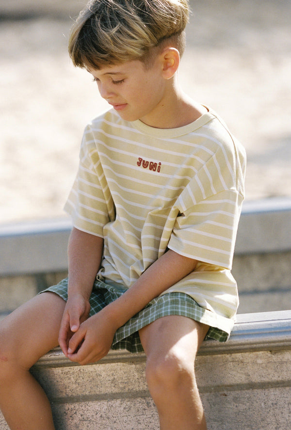 Zion Tee - Butter Stripe