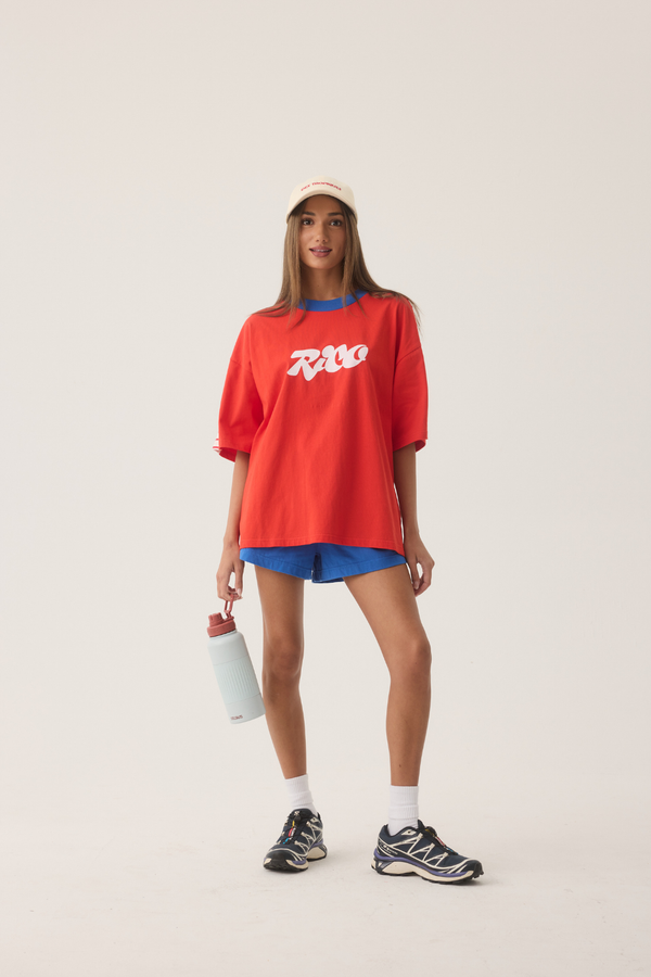 Rico Oversized Tee - Apple Red