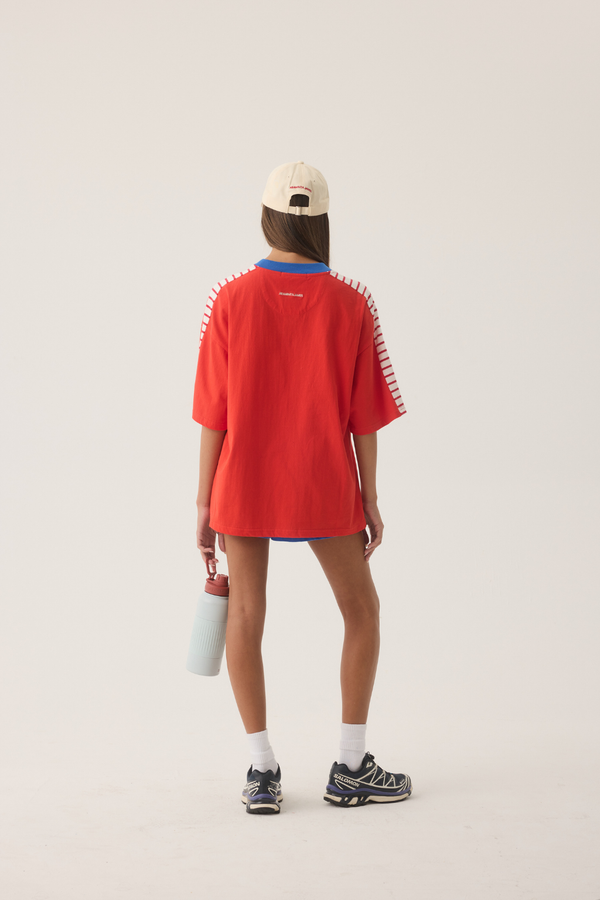 Rico Oversized Tee - Apple Red