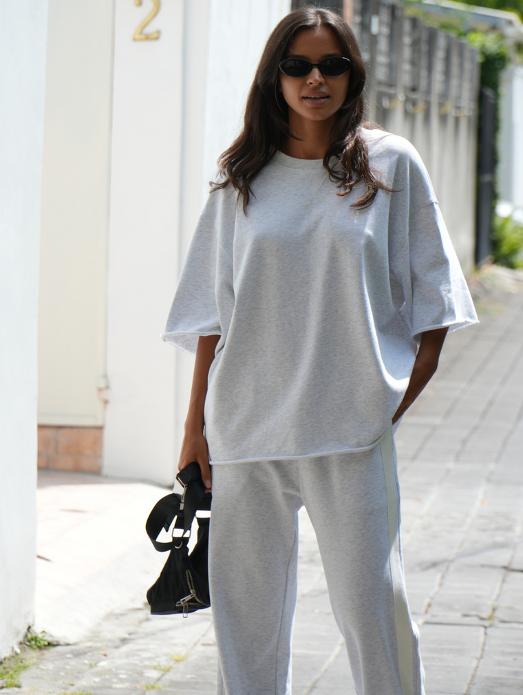 The Marley Pant - Grey Marle