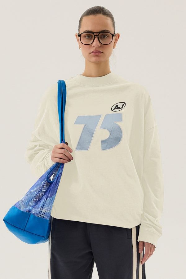 Daytona Long Sleeve Top - Snow