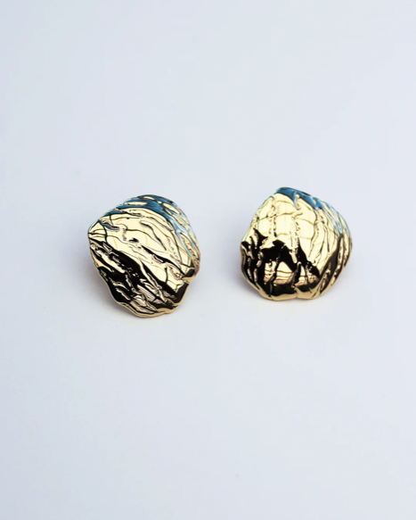 Oyster Disc Earrings