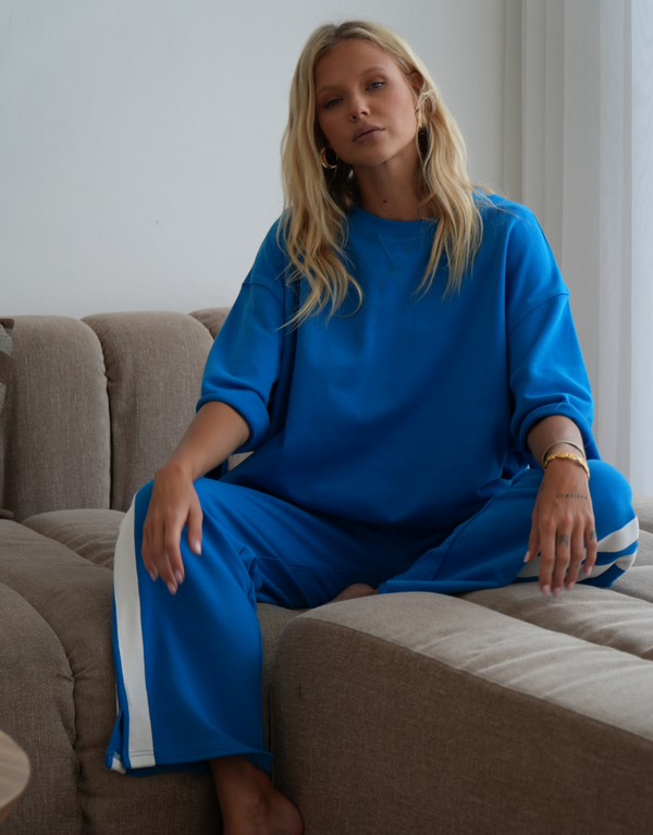 The Mason Tee - Azure Blue