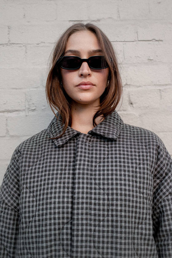 Matteo Jacket - Espresso Check