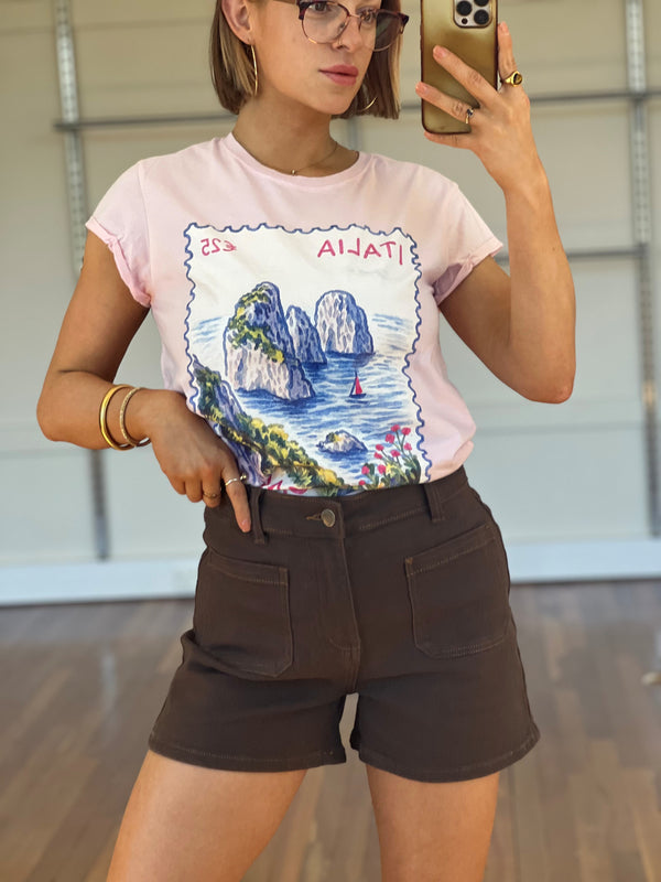 That 70's Denim Short - Chocolate