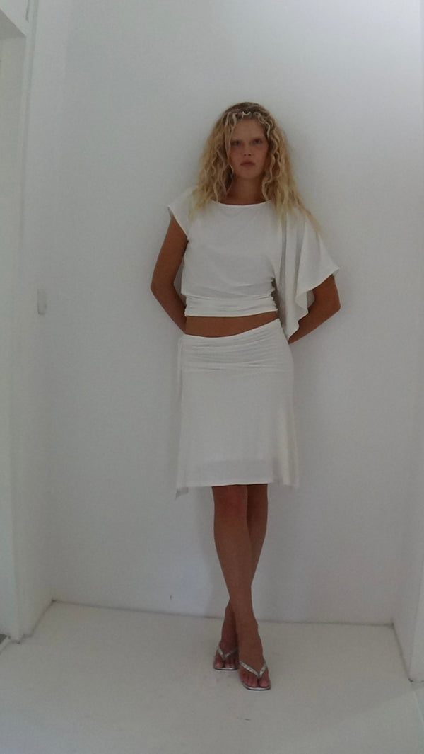 Gaia Skirt -  White
