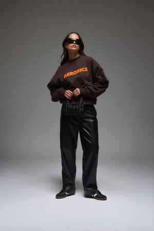 Aerobics Sweatshirt Espresso