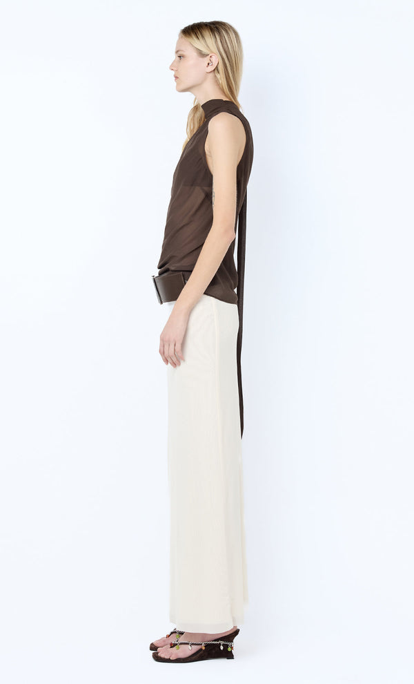 Augustin Scarf Top - Dark Chocolate
