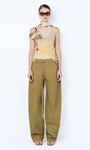 Blaise Scarf Top - Palmera Floral