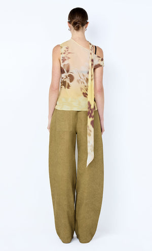 Blaise Scarf Top - Palmera Floral