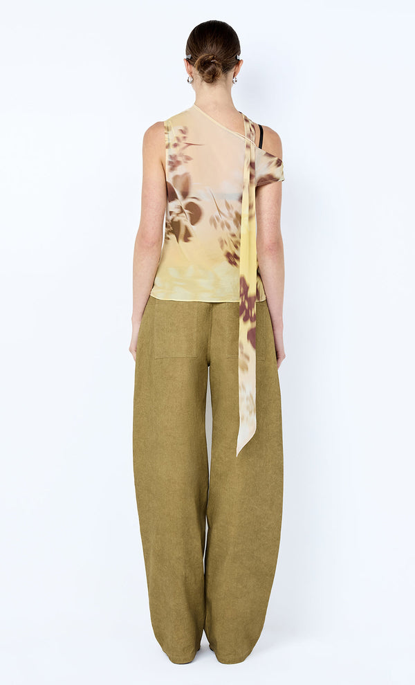 Blaise Scarf Top - Palmera Floral