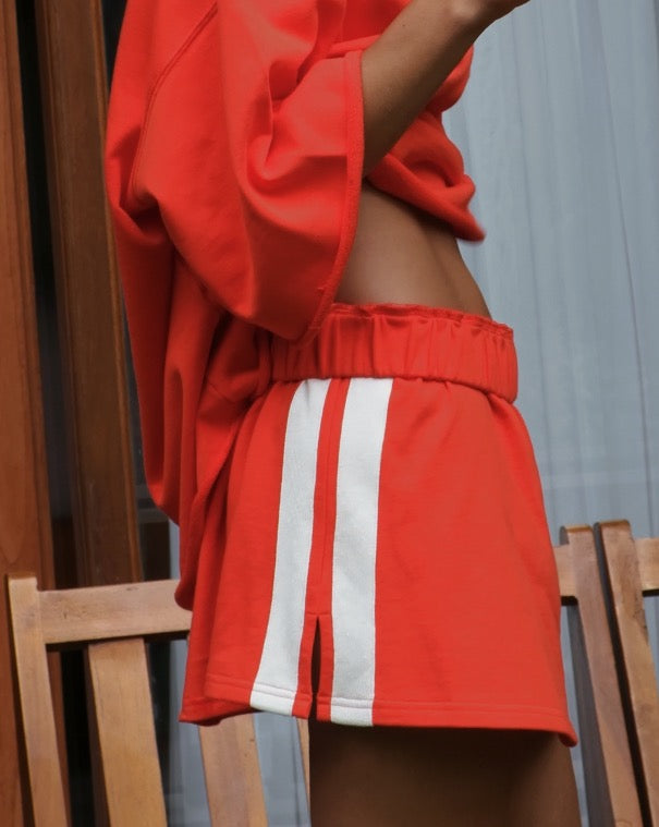 The Maya Mini Skirt -  Chilli