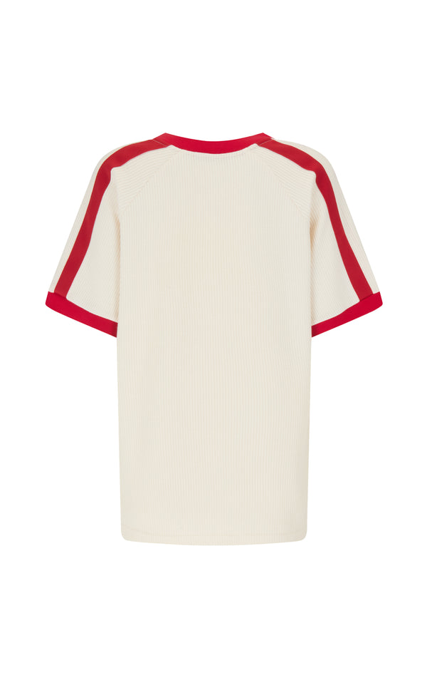 Chilli 99 Waffle Tee - Coconut